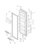 Refrigerator door parts