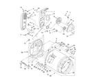 Whirlpool 7MLGR7620MW0 bulkhead parts diagram