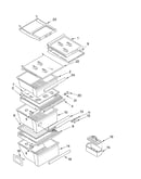 Refrigerator shelf parts