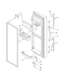 Refrigerator door parts