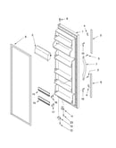 Refrigerator door parts