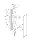 Freezer door parts