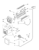 Icemaker parts, parts not illustrated