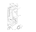 Whirlpool ED5NHGXMT00 refrigerator liner parts diagram