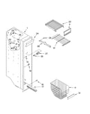 Freezer liner parts
