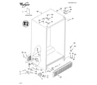 Whirlpool ED5SHEXKQ01 cabinet parts diagram
