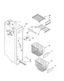 Freezer liner parts