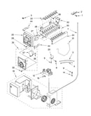 Icemaker parts, parts not illustrated