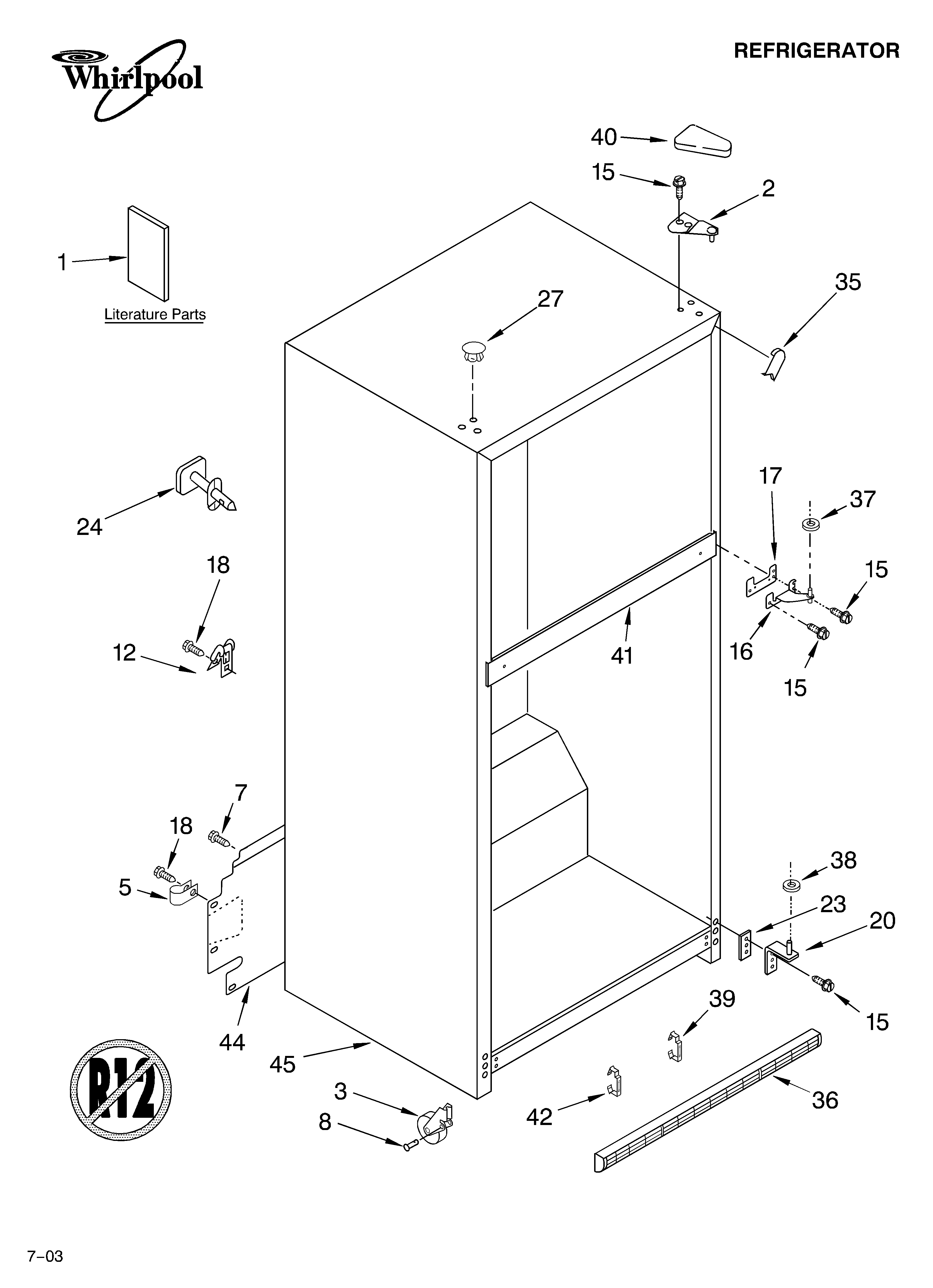 Cabinet parts