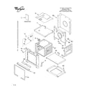 Whirlpool GBD307PDB09 lower oven parts diagram