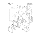 Whirlpool GBD307PDQ09 lower oven parts diagram