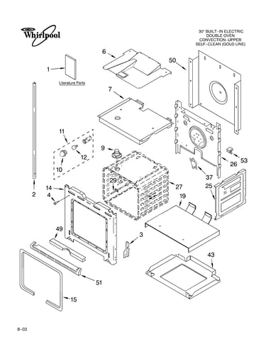 Lower oven parts