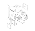 Whirlpool GBD307PDB09 upper oven parts diagram