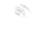 Whirlpool GBD307PDS09 control panel parts diagram