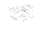 Whirlpool GBD307PDT09 top venting parts, optional parts diagram