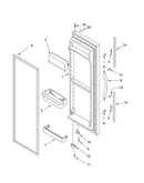 Refrigerator door parts
