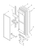 Refrigerator door parts