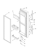 Refrigerator door parts