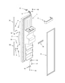 Freezer door parts