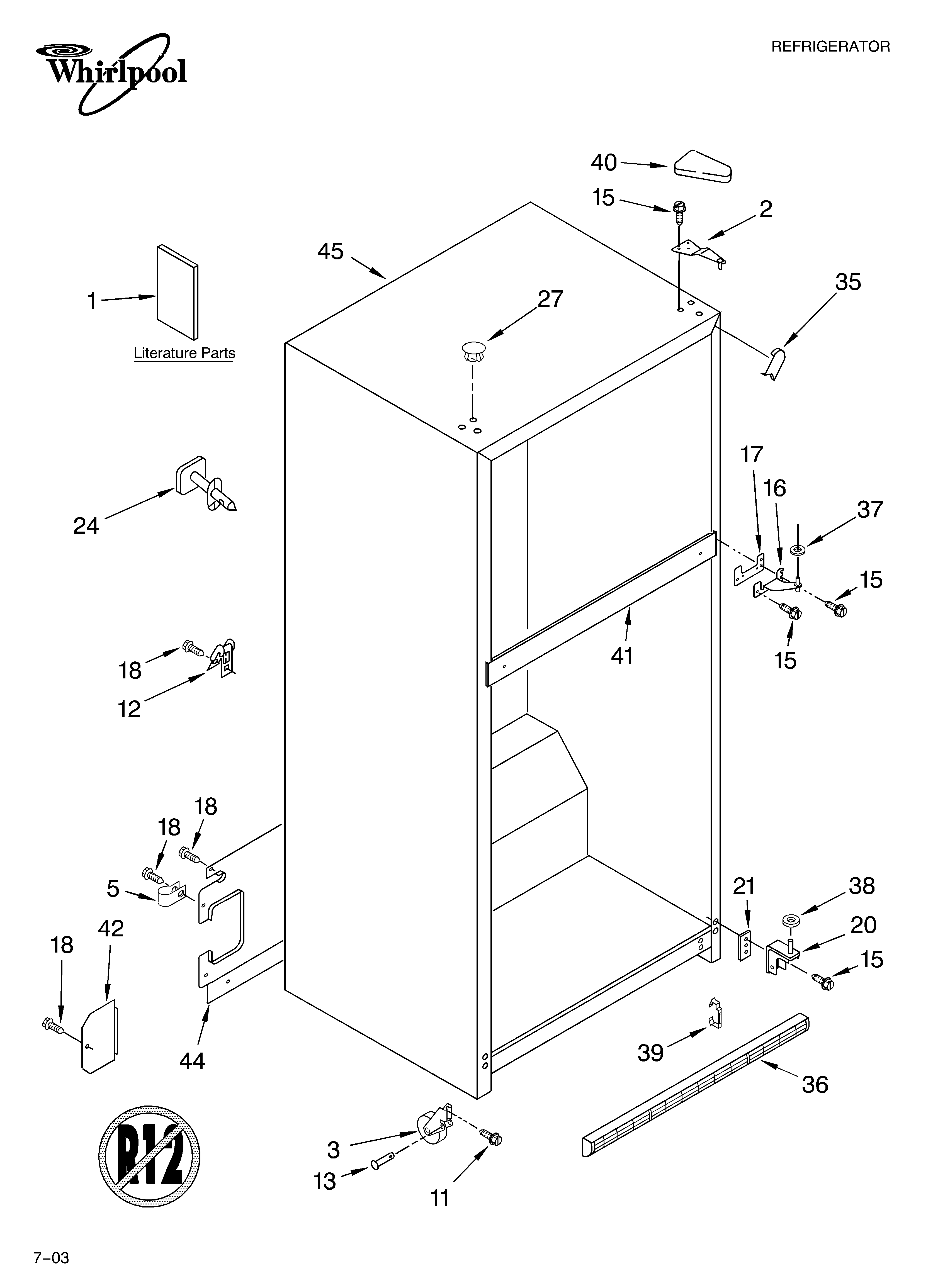 Cabinet parts