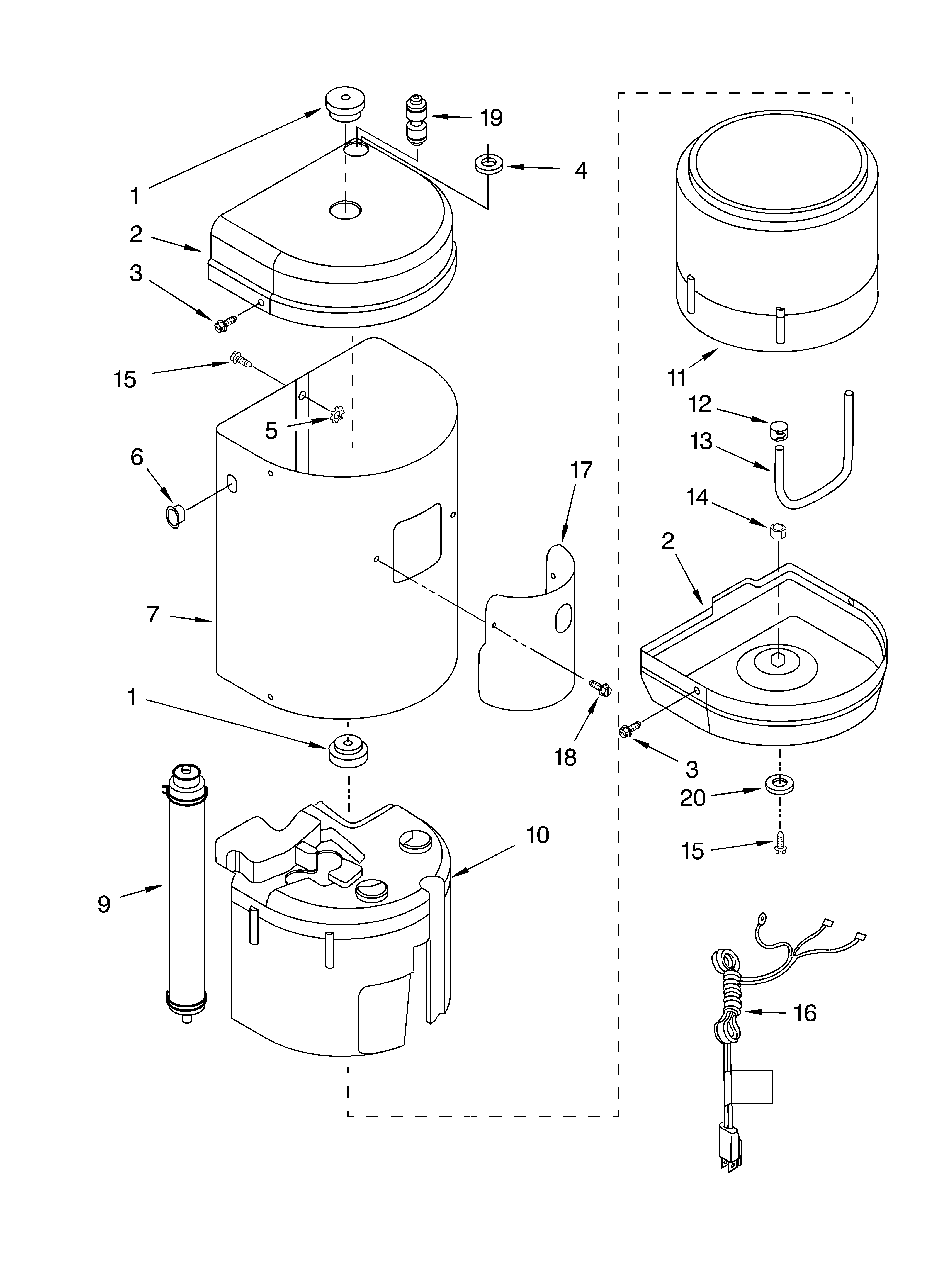 Outer cover & insulation parts