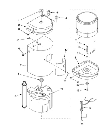 Outer cover & insulation parts