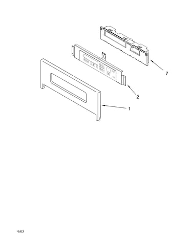 Control panel parts
