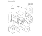 KitchenAid KEBC177KBL03 oven parts diagram