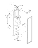 Freezer door parts