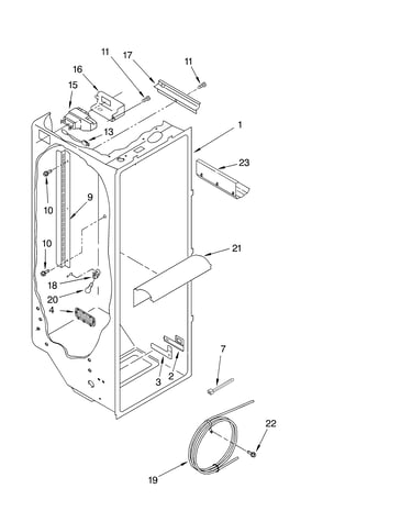 Refrigerator liner parts