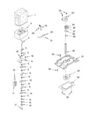 Motor and ice container parts