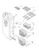 Freezer liner parts