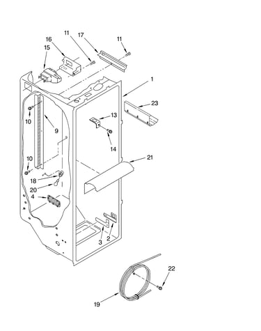 Refrigerator liner parts