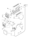 Icemaker parts, parts not illustrated