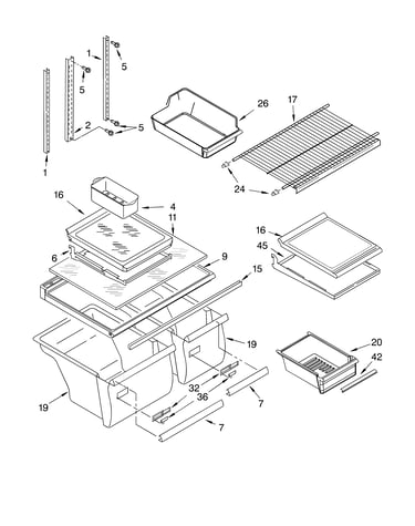Shelf parts
