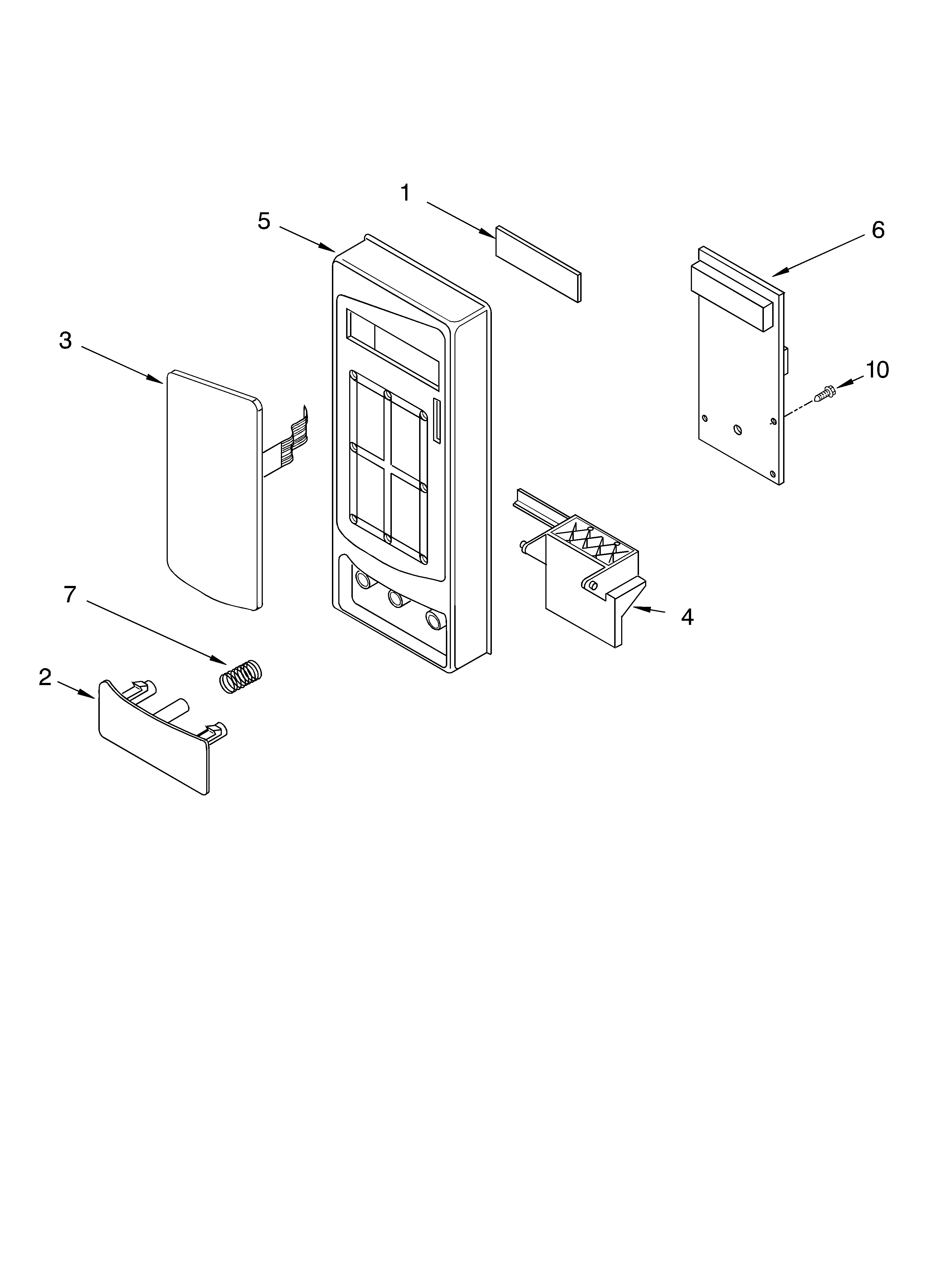 Control panel parts