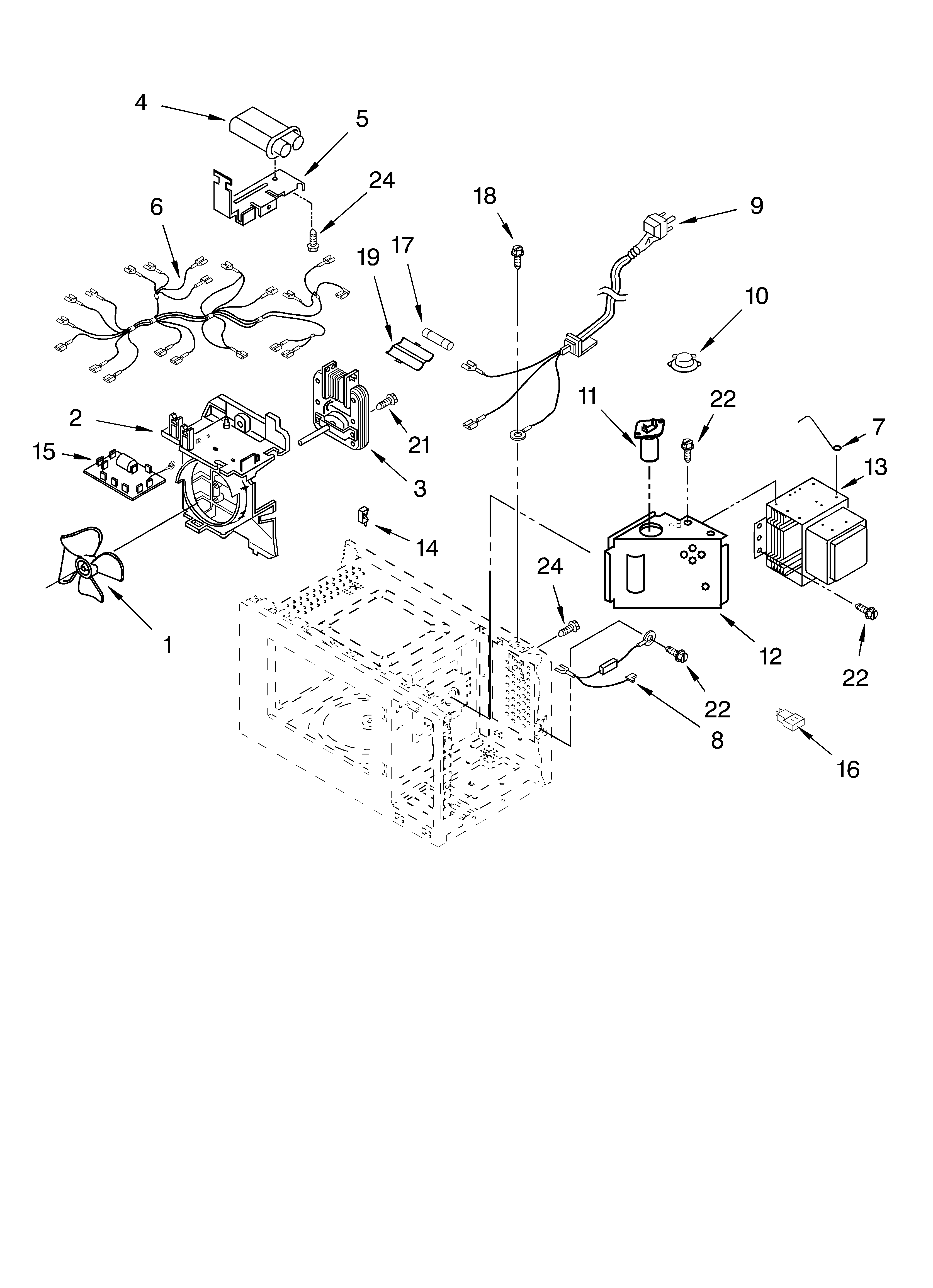 OVEN INTERIOR PARTS