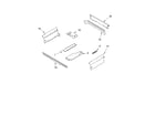 Whirlpool RS610PXGV10 top venting parts, optional parts diagram