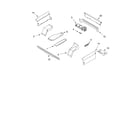 Whirlpool RS675PXGQ12 top venting parts, optional parts diagram