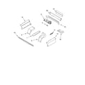 Whirlpool RS696PXGB12 top venting parts diagram