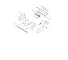 Whirlpool RS696PXGQ12 top venting parts diagram