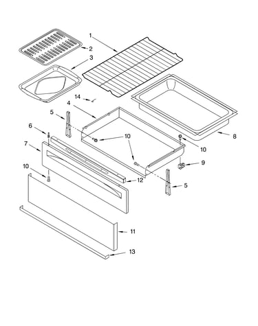 Drawer & broiler parts
