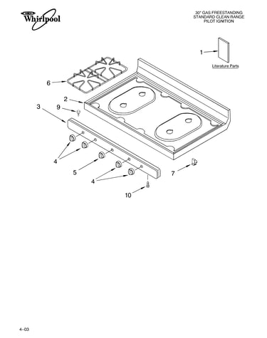 Cooktop parts