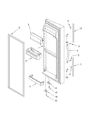 Refrigerator door parts