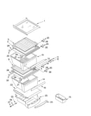Refrigerator shelf parts