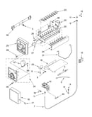 Icemaker parts, parts not illustrated