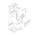 Whirlpool ACQ244XP0 airflow and control parts diagram