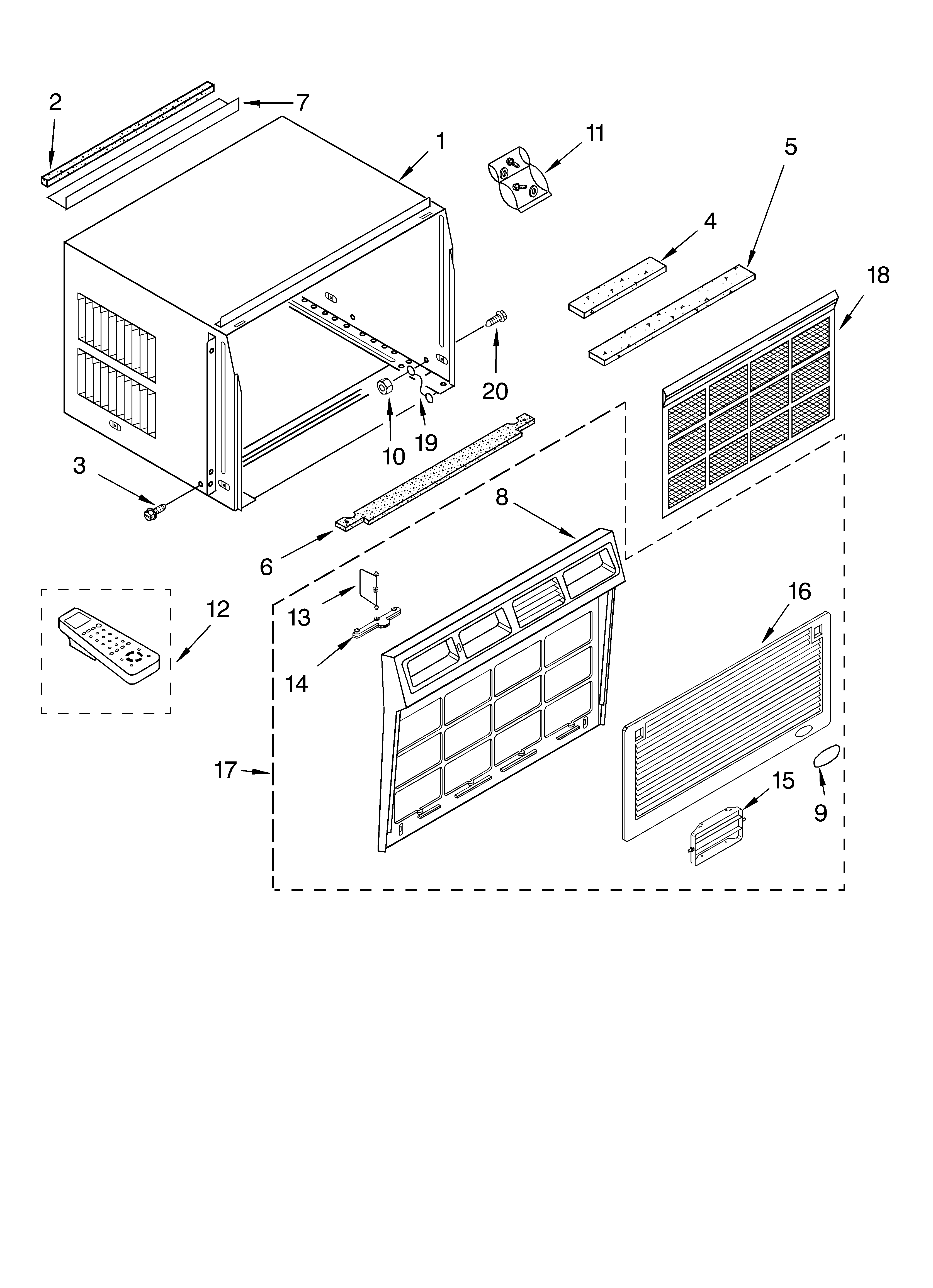 Cabinet parts
