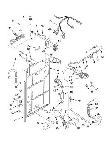 Rear panel parts