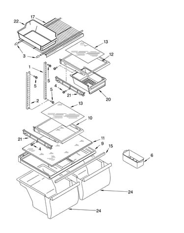 Shelf parts